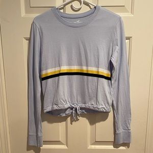 Blue Long Sleeve Hollister Shirt